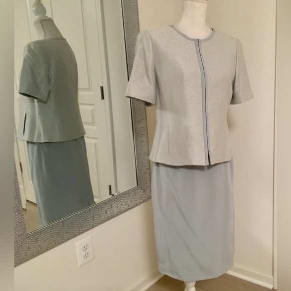 Akris silk Skirt Set